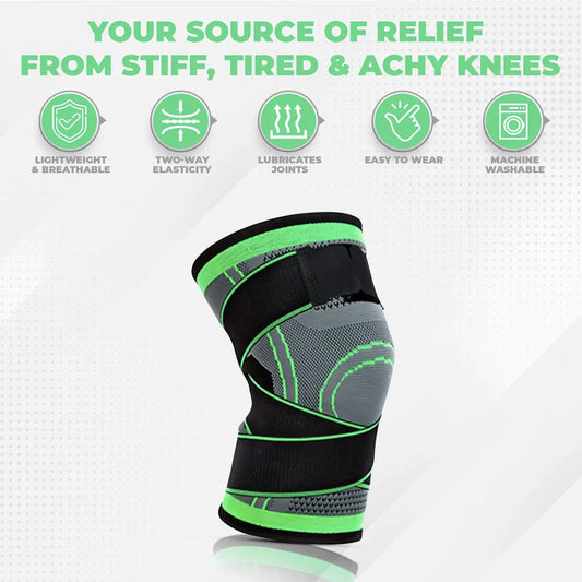 3D Compression Knee Sleeves for Men and Women