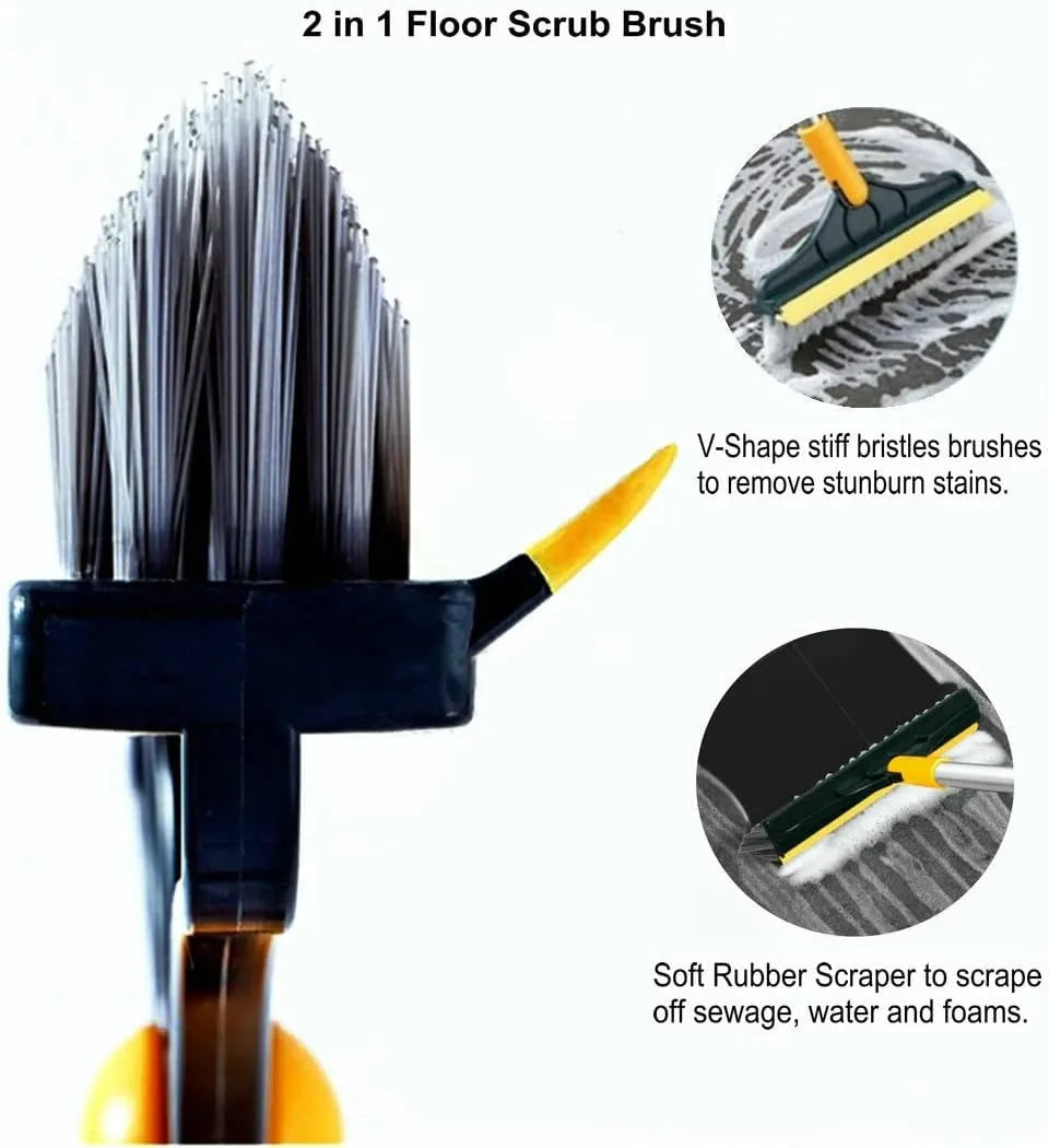 💦2 in 1 Floor Scrub Brush