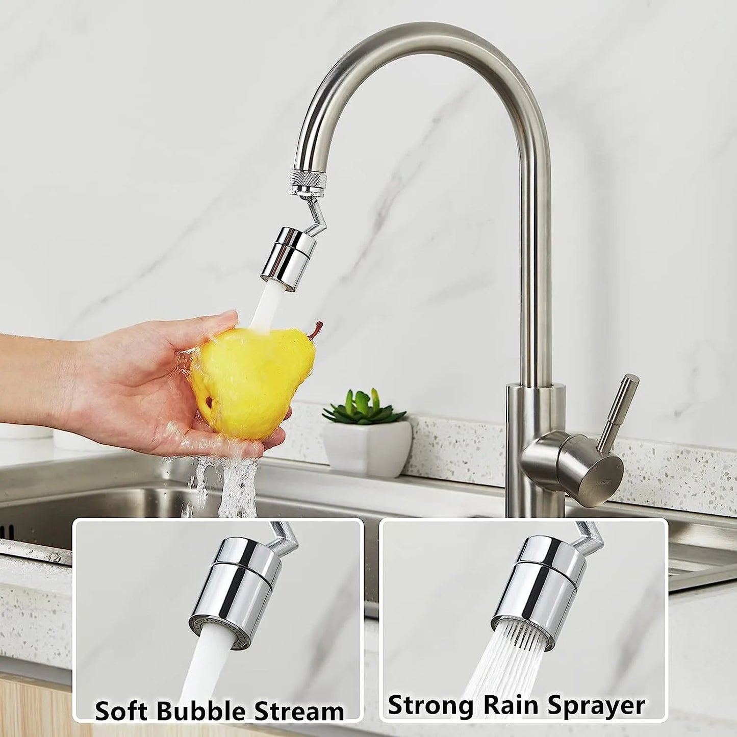720°Universal Kitchen Faucet Anti-splash