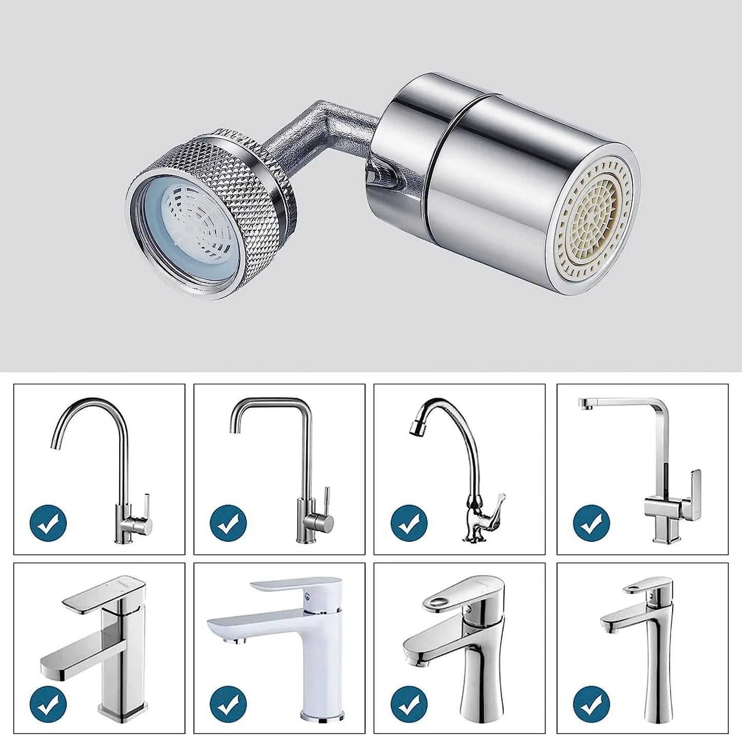 720°Universal Kitchen Faucet Anti-splash