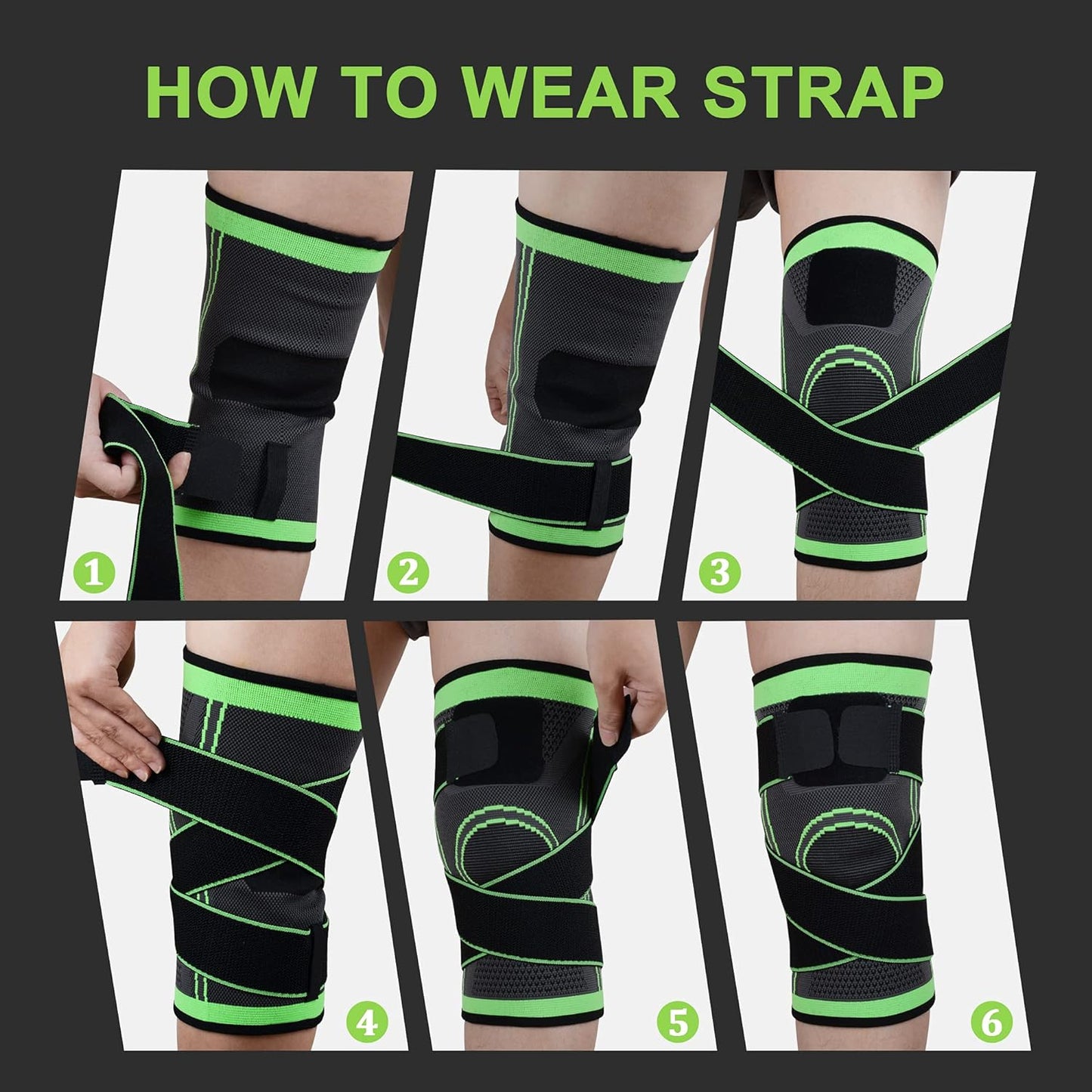 3D Compression Knee Sleeves for Men and Women