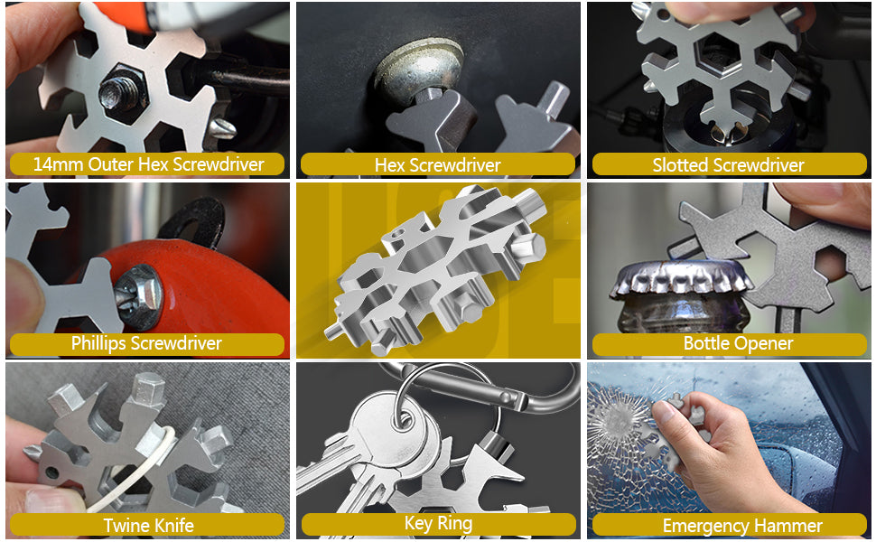 18-in-1 Snowflake Multi-tool