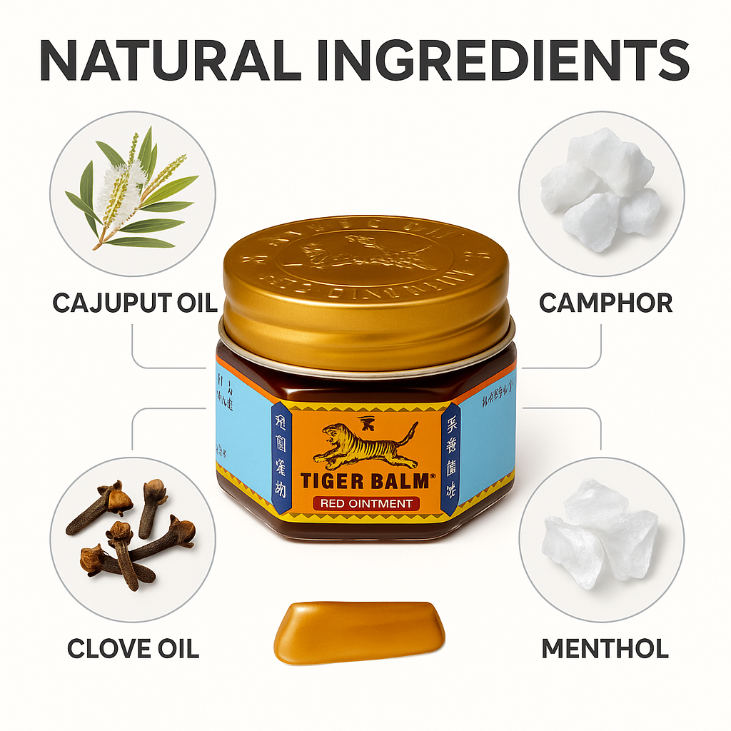 Herbal Tiger Red Balm - Pack of 2