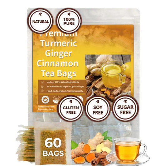 Natural Turmeric Ginger Cinnamon Tea Bags