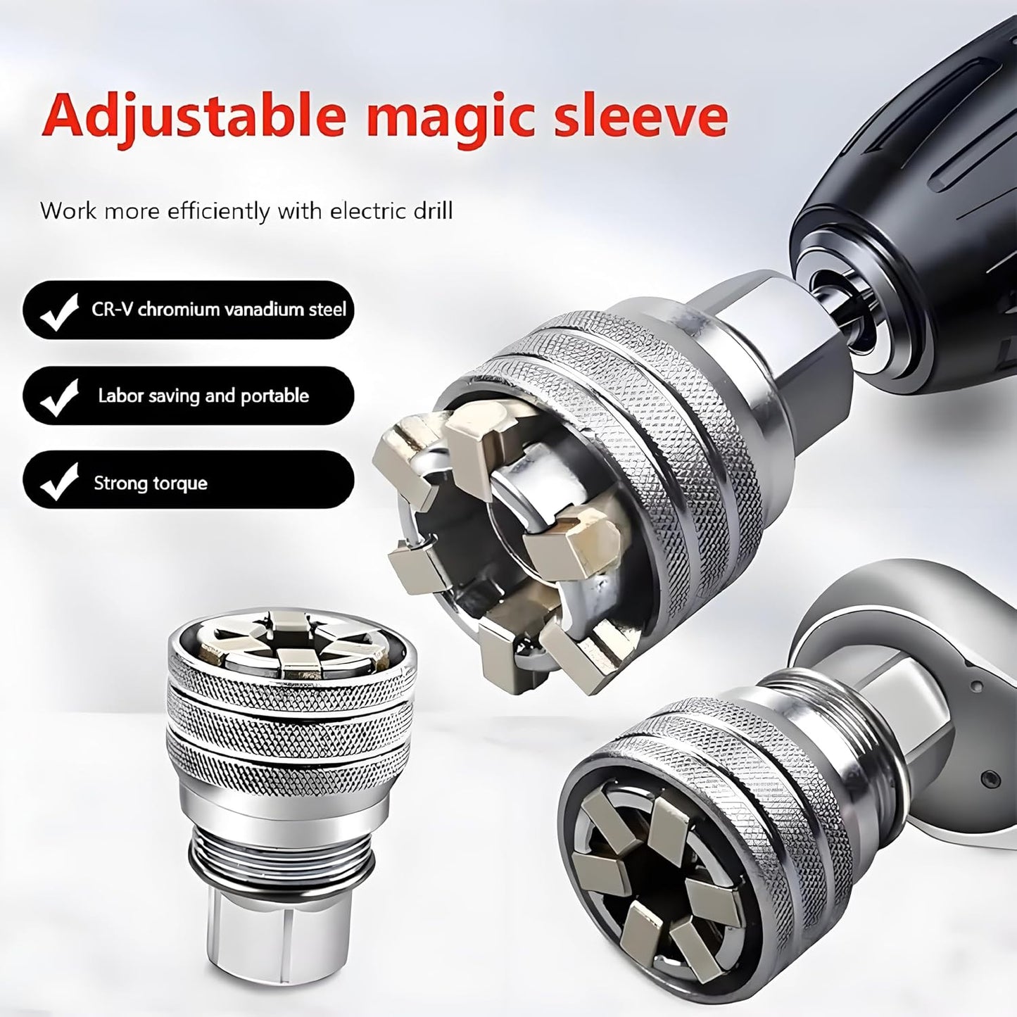 Multi-function Universal Socket Wrench Tool