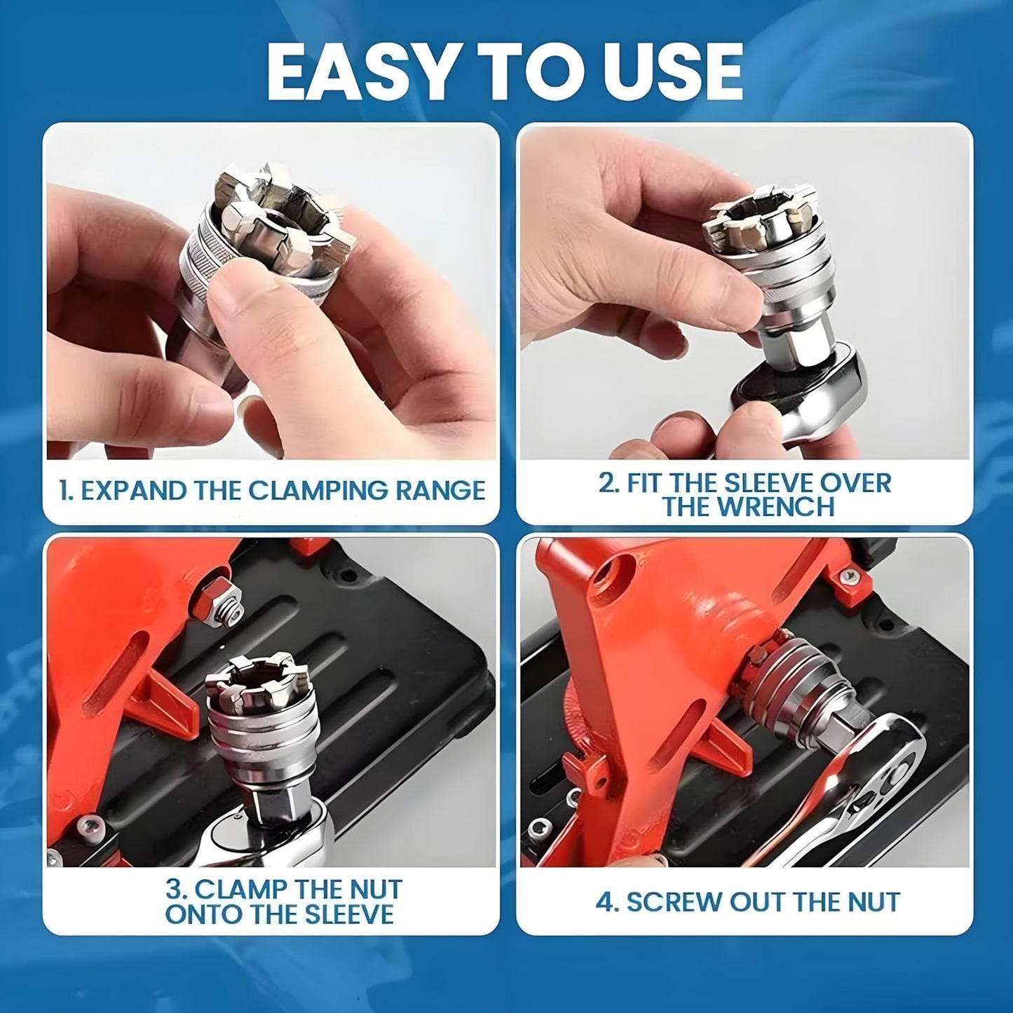 Multi-function Universal Socket Wrench Tool